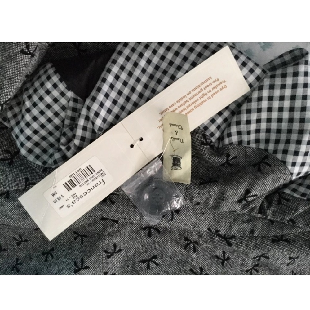 Francesca's Needle & Thread B&W Jacket Sm - Picture 7 of 7